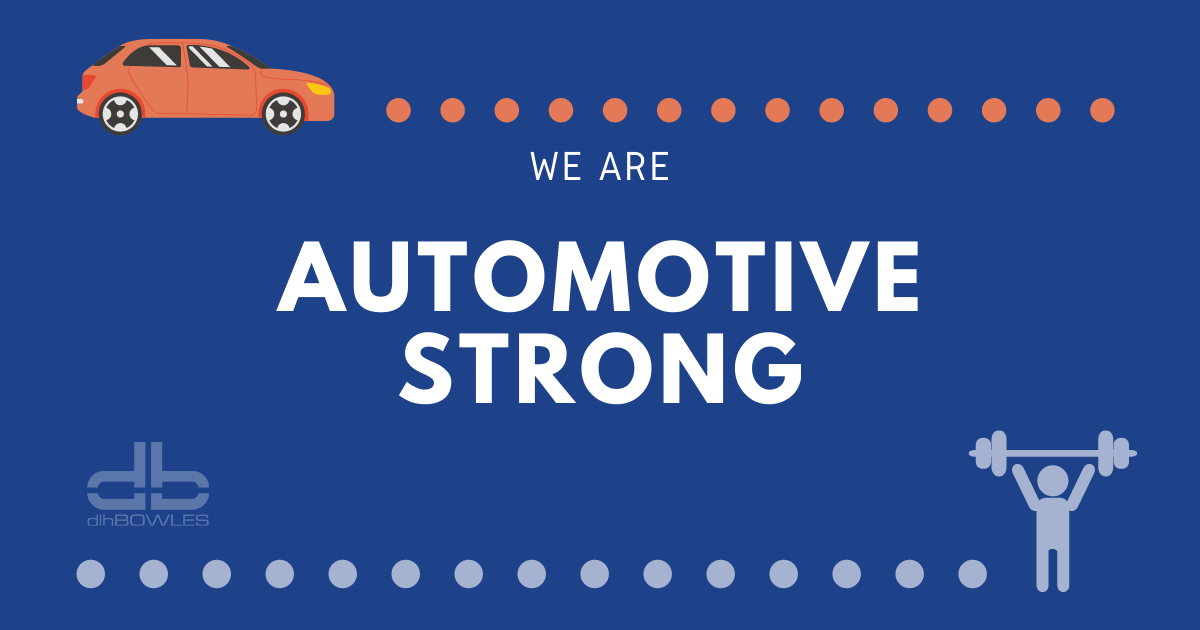 image text We are automotive strong